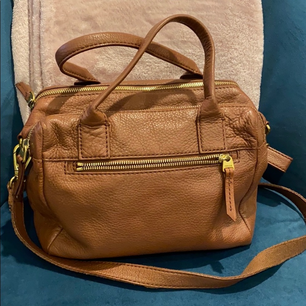 Fossil | Saddle Brown Leather Purse/Satchel